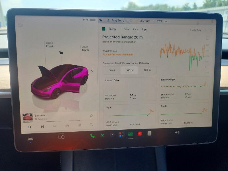 Photo 9 from auction – 2022 TESLA MODEL 3 with VIN 5YJ3E1EA4NF298342