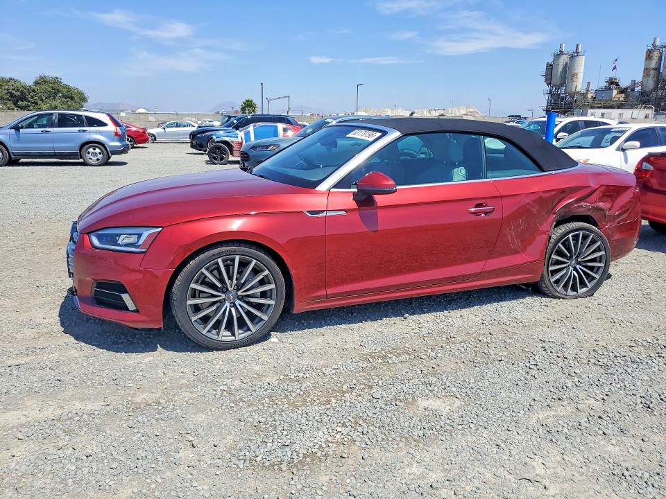 AUDI A5 2018 with VIN WAUYNGF51JN012725 - Photo from auction