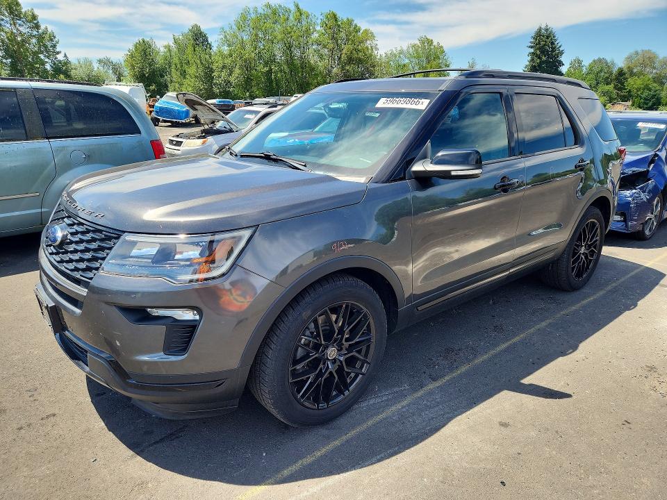 FORD EXPLORER 2018 with VIN 1FM5K8GT9JGC14875 - Photo from auction