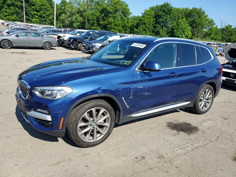 BMW X3 2019 with VIN 5UXTR9C59KLD92543 - Photo from auction