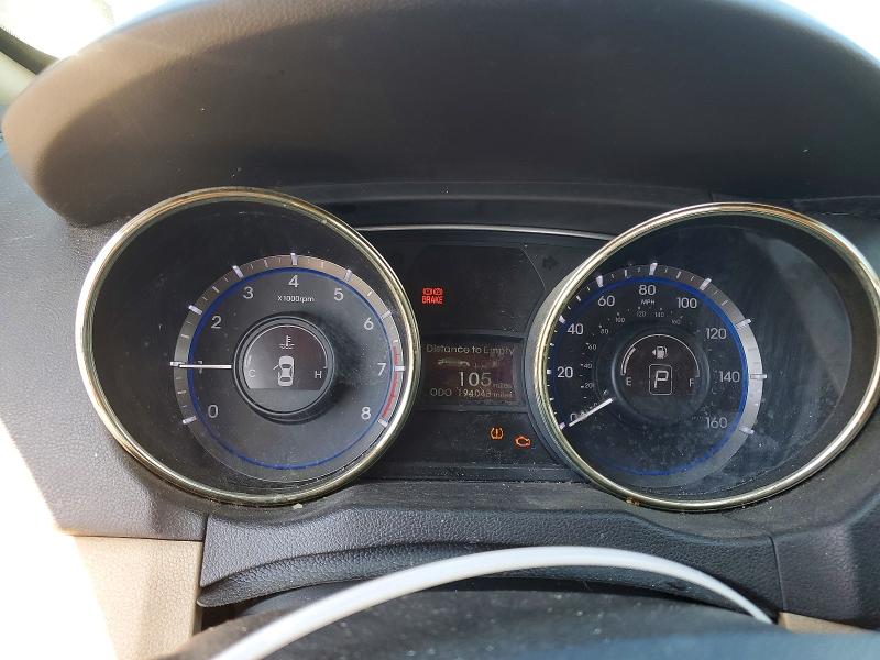 Photo 9 from auction – 2012 HYUNDAI SONATA with VIN 5NPEB4AC6CH498762