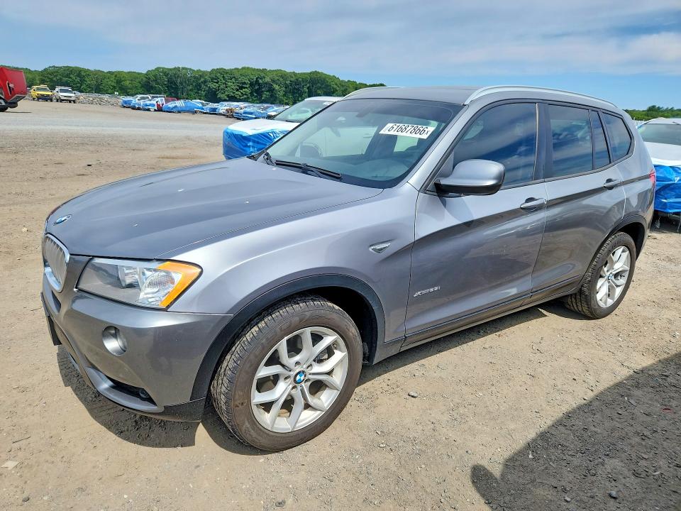 BMW X3 2013 with VIN 5UXWX9C55D0A31222 - Photo from auction