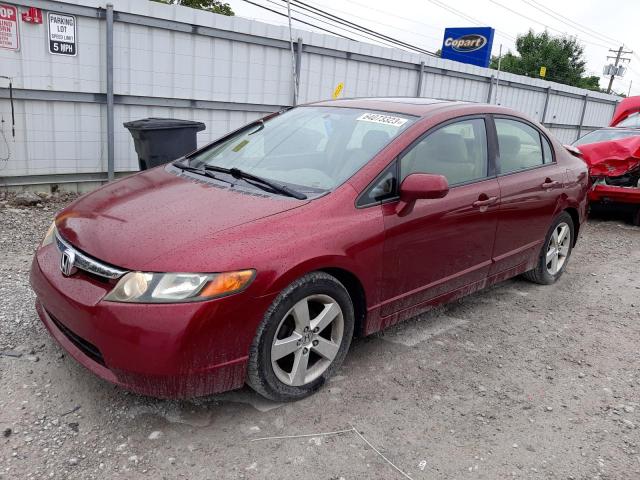 HONDA CIVIC EX 2008 with VIN 1HGFA16868L000347 - Photo from auction