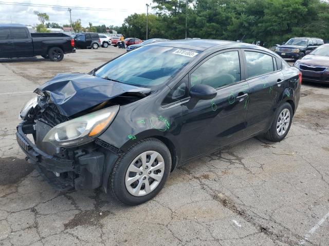 KIA RIO LX 2013 with VIN KNADM4A39D6285660 - Photo from auction