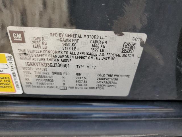 Photo 14 from auction – 2016 GMC ACADIA DEN with VIN 1GKKVTKD3GJ339601