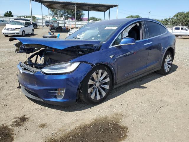 TESLA MODEL X 2020 with VIN 5YJXCAE28LF249027 - Photo from auction