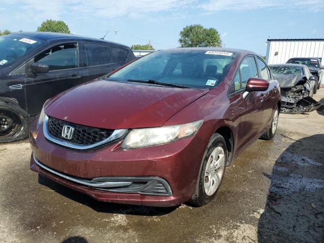 Photo 1 from auction – 2015 HONDA CIVIC LX with VIN 19XFB2F5XFE009498