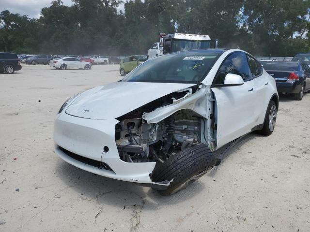 TESLA MODEL Y 2021 with VIN 5YJYGDEE1MF122285 - Photo from auction