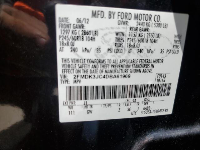 Photo 14 from auction – 2013 FORD EDGE SEL with VIN 2FMDK3JC4DBA61969