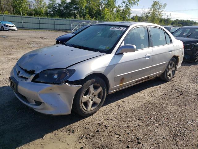 Photo 1 from auction – 2004 HONDA CIVIC EX with VIN 2HGES25704H500714
