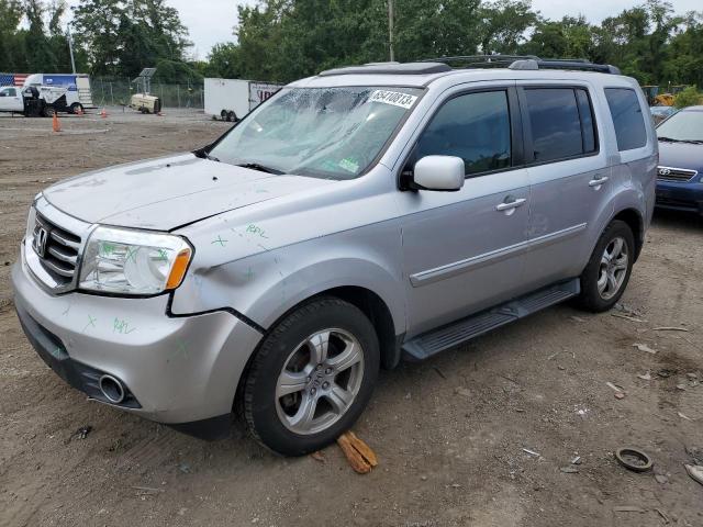 HONDA PILOT EXLN 2013 with VIN 5FNYF4H74DB076807 - Photo from auction