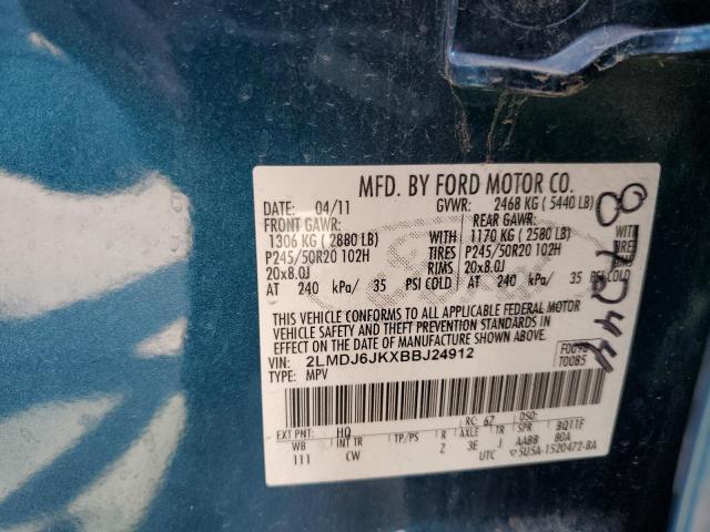 Photo 14 from auction – 2011 LINCOLN MKX with VIN 2LMDJ6JKXBBJ24912