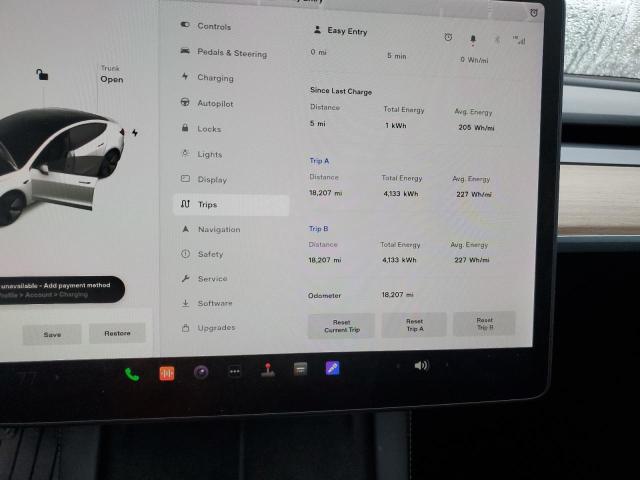 Photo 9 from auction – 2021 TESLA MODEL 3 with VIN 5YJ3E1EA1MF994946