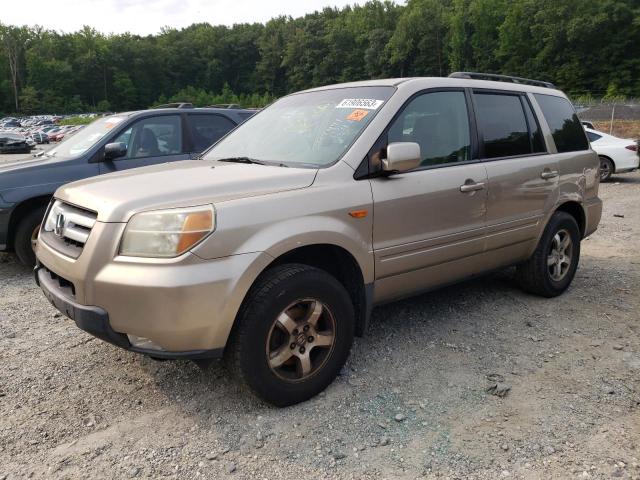 HONDA PILOT EX 2006 with VIN 2HKYF18556H537823 - Photo from auction