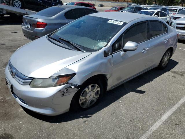 Photo 1 from auction – 2012 HONDA CIVIC HYBR with VIN JHMFB4F30CS010550