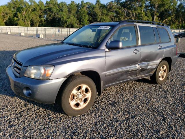 TOYOTA HIGHLANDER 2007 with VIN JTEGD21AX70161371 - Photo from auction