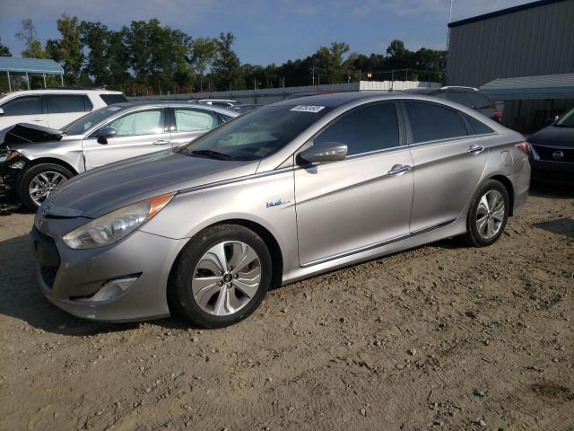 HYUNDAI SONATA HYB 2013 with VIN KMHEC4A48DA075689 - Photo from auction