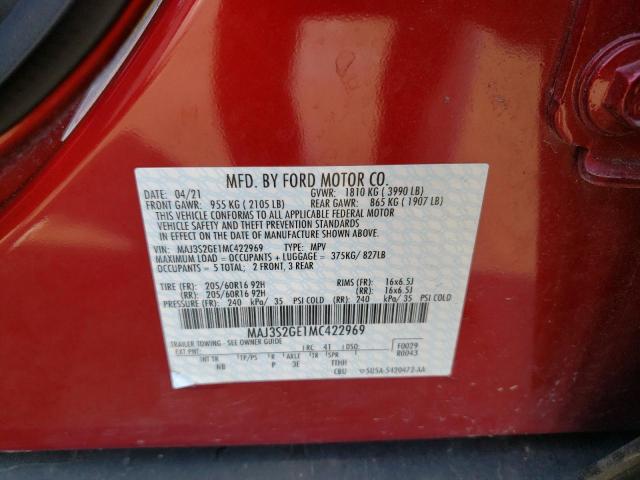 Photo 14 from auction – 2021 FORD ECOSPORT S with VIN MAJ3S2GE1MC422969