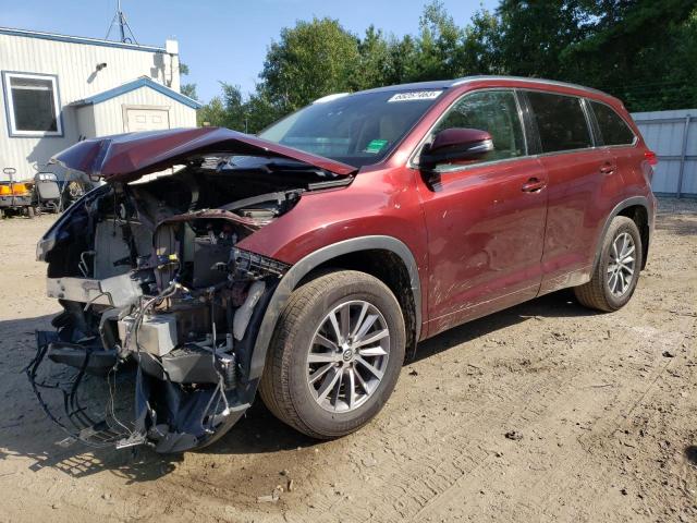 TOYOTA HIGHLANDER 2018 with VIN 5TDJZRFH0JS899775 - Photo from auction