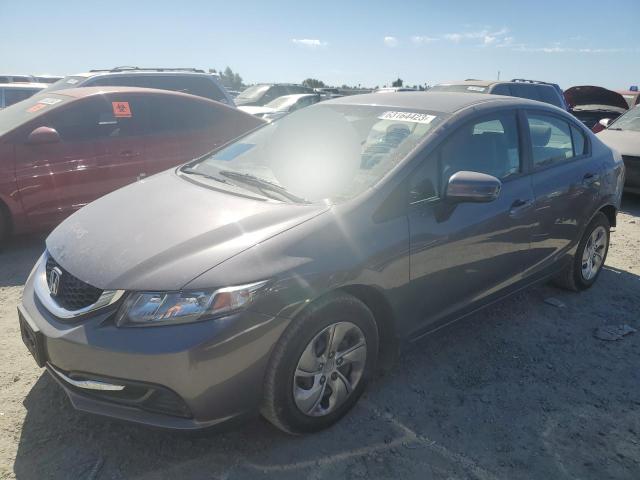 HONDA CIVIC LX 2014 with VIN 19XFB2F5XEE202376 - Photo from auction