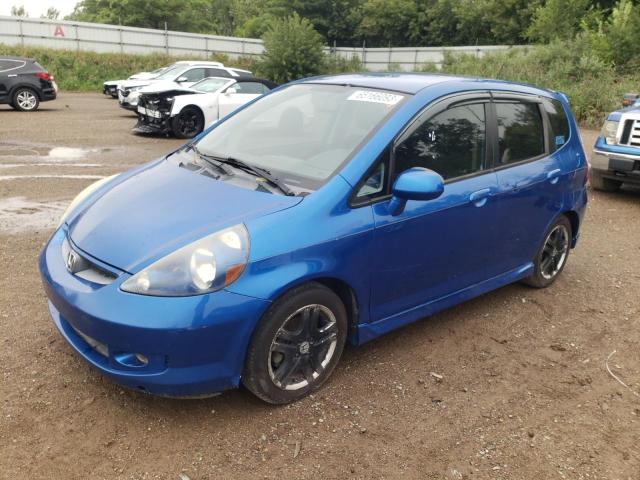 HONDA FIT S 2007 with VIN JHMGD37697S061732 - Photo from auction