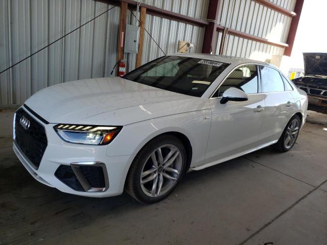 AUDI A4 PREMIUM 2023 with VIN WAUEAAF43PN017422 - Photo from auction