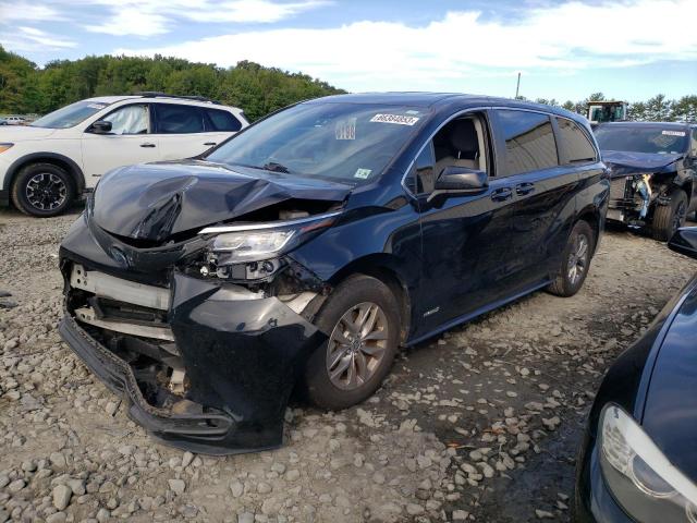 TOYOTA SIENNA LE 2021 with VIN 5TDKRKEC8MS043632 - Photo from auction