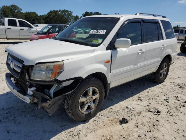 HONDA PILOT EXL 2007 with VIN 2HKYF18707H510192 - Photo from auction