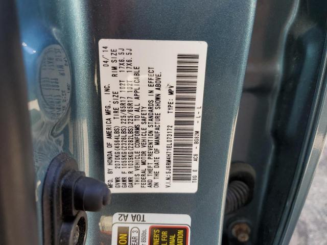 Photo 14 from auction – 2014 HONDA CR-V EXL with VIN 5J6RM4H71EL073172