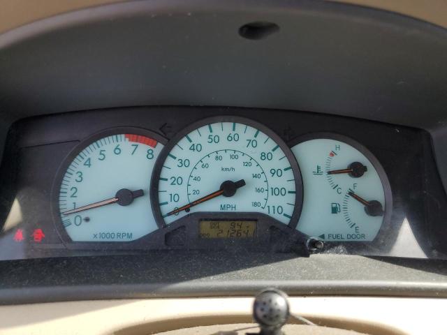 Photo 9 from auction – 2004 TOYOTA COROLLA CE with VIN 2T1BR32E34C310731