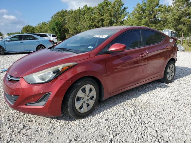 HYUNDAI ELANTRA SE 2016 with VIN 5NPDH4AE6GH744095 - Photo from auction