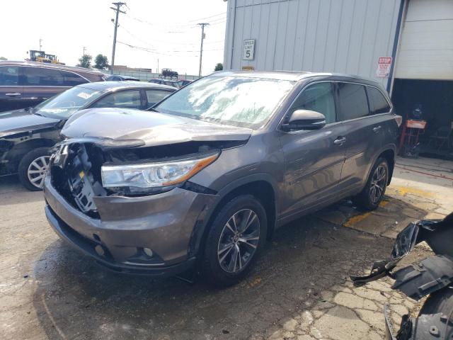 TOYOTA HIGHLANDER 2016 with VIN 5TDJKRFH0GS283118 - Photo from auction