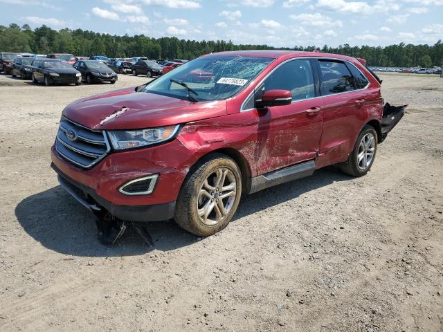 FORD EDGE TITAN 2018 with VIN 2FMPK3K92JBB32856 - Photo from auction