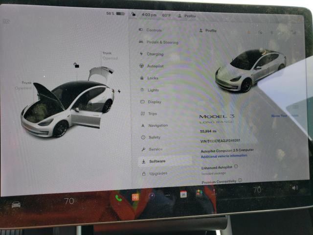 Снимка 9 от търг – 2018 TESLA MODEL 3 с VIN 5YJ3E1EA2JF046261