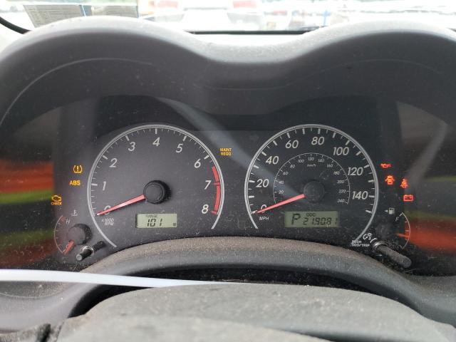 Photo 9 from auction – 2009 TOYOTA COROLLA BA with VIN JTDBL40E29J039537