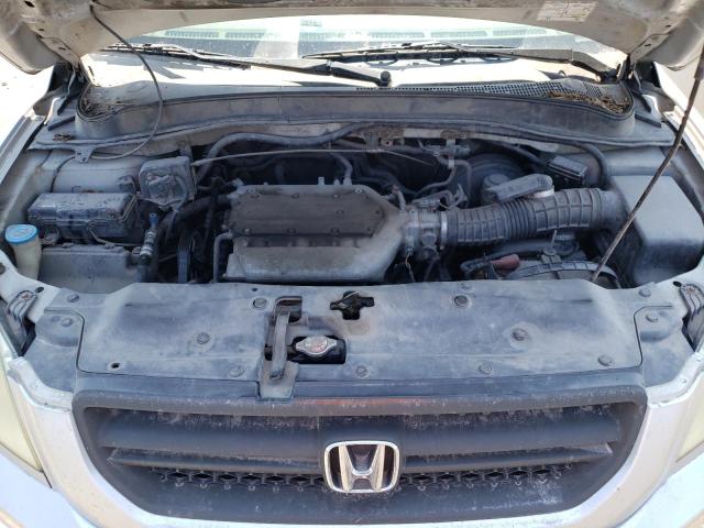 Photo 12 from auction – 2005 HONDA PILOT LX with VIN 2HKYF18105H549390