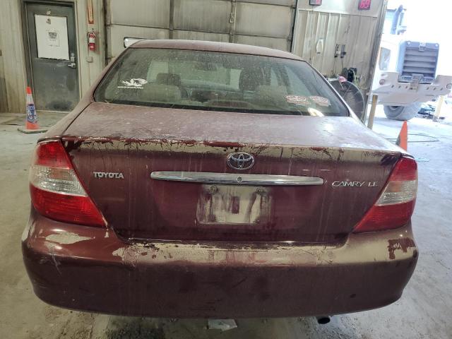 Photo 6 from auction – 2004 TOYOTA CAMRY LE with VIN 4T1BE32K34U288245