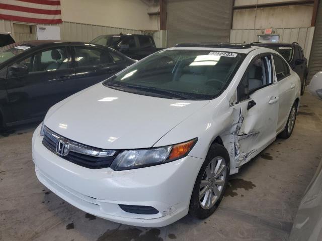 HONDA CIVIC EX 2012 with VIN 19XFB2F88CE009103 - Photo from auction