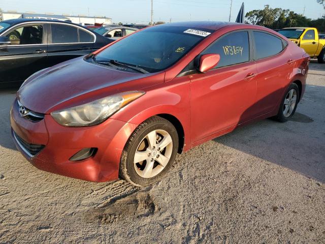 HYUNDAI ELANTRA GL 2011 with VIN KMHDH4AE6BU088183 - Photo from auction