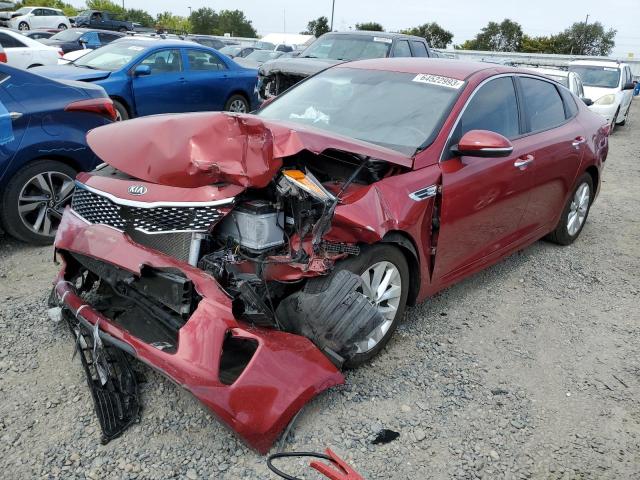 KIA OPTIMA LX 2018 with VIN 5XXGT4L30JG189946 - Photo from auction
