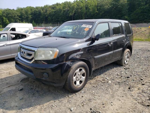 HONDA PILOT LX 2011 with VIN 5FNYF3H2XBB043564 - Photo from auction