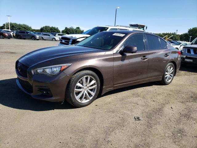 INFINITI Q50 BASE 2015 with VIN JN1BV7AR7FM399977 - Photo from auction
