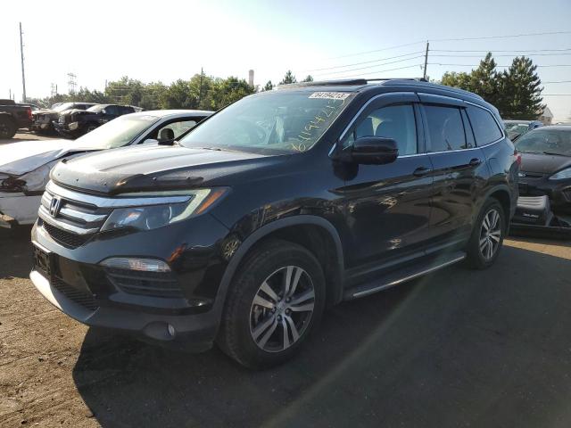 HONDA PILOT EXL 2018 with VIN 5FNYF6H56JB038680 - Photo from auction