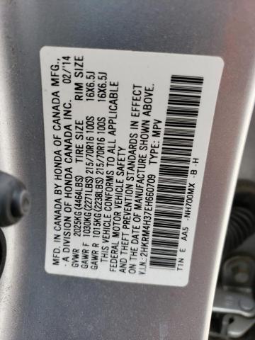 Photo 14 from auction – 2014 HONDA CR-V LX with VIN 2HKRM4H37EH660709