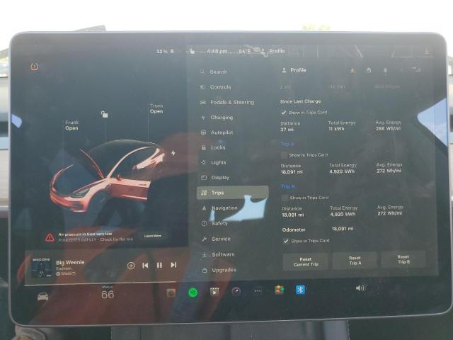 Снимка 9 от търг – 2022 TESLA MODEL 3 с VIN 5YJ3E1EB3NF184261