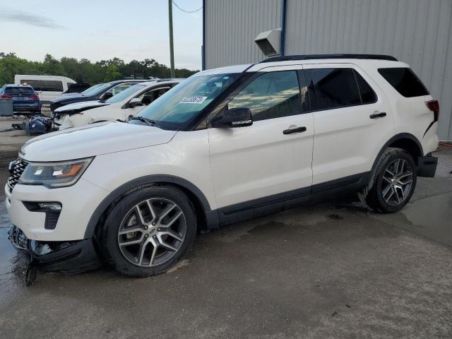 FORD EXPLORER S 2018 with VIN 1FM5K8GT3JGC90317 - Photo from auction