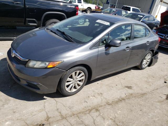 HONDA CIVIC EXL 2012 with VIN 19XFB2F92CE002107 - Photo from auction