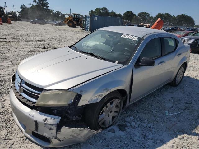 DODGE AVENGER SE 2012 with VIN 1C3CDZAB1CN216019 - Photo from auction