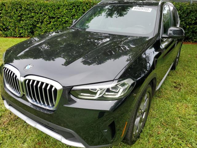 BMW X3 SDRIVE3 2022 with VIN 5UX43DP03N9L75369 - Photo from auction