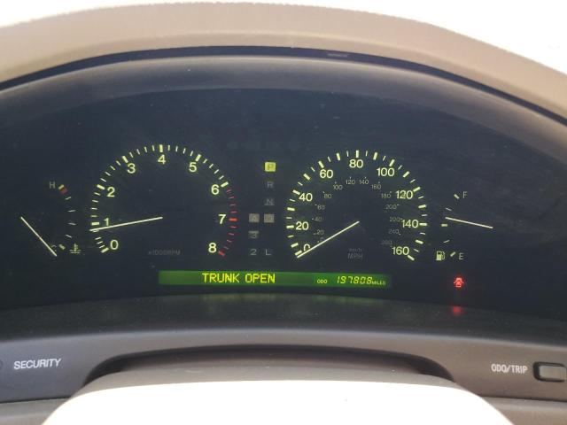 Photo 9 from auction – 1998 LEXUS LS 400 with VIN JT8BH28F6W0138591